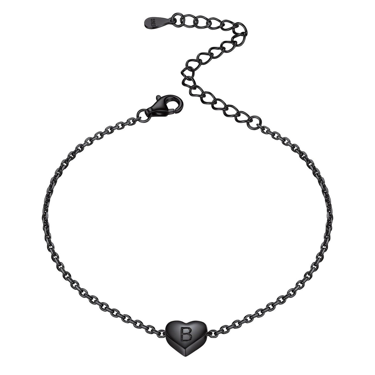 Black Letter B Bracelet