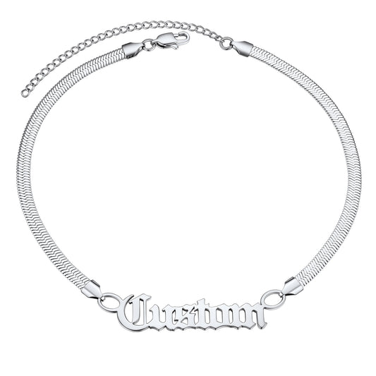 Custom4U Steel  Name Choker