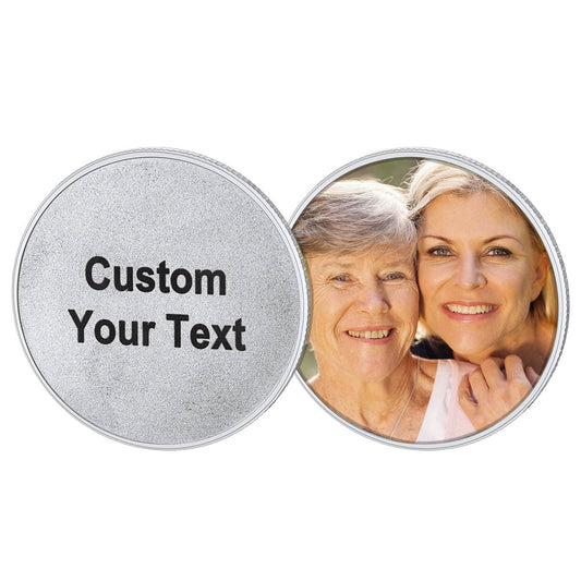 Custom4U Personalized Photo Pocket Coin