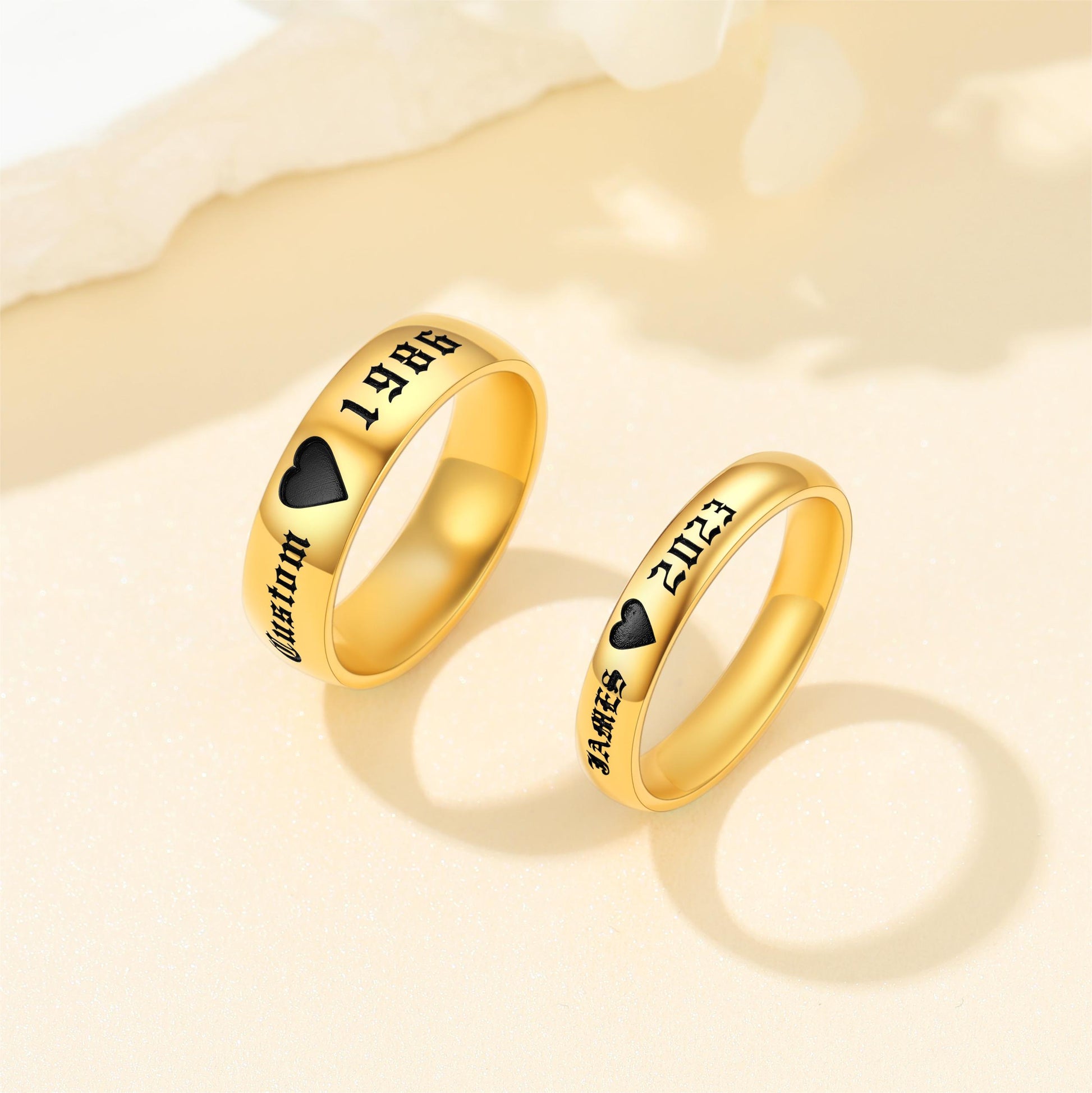 Custom4U Ring for couple