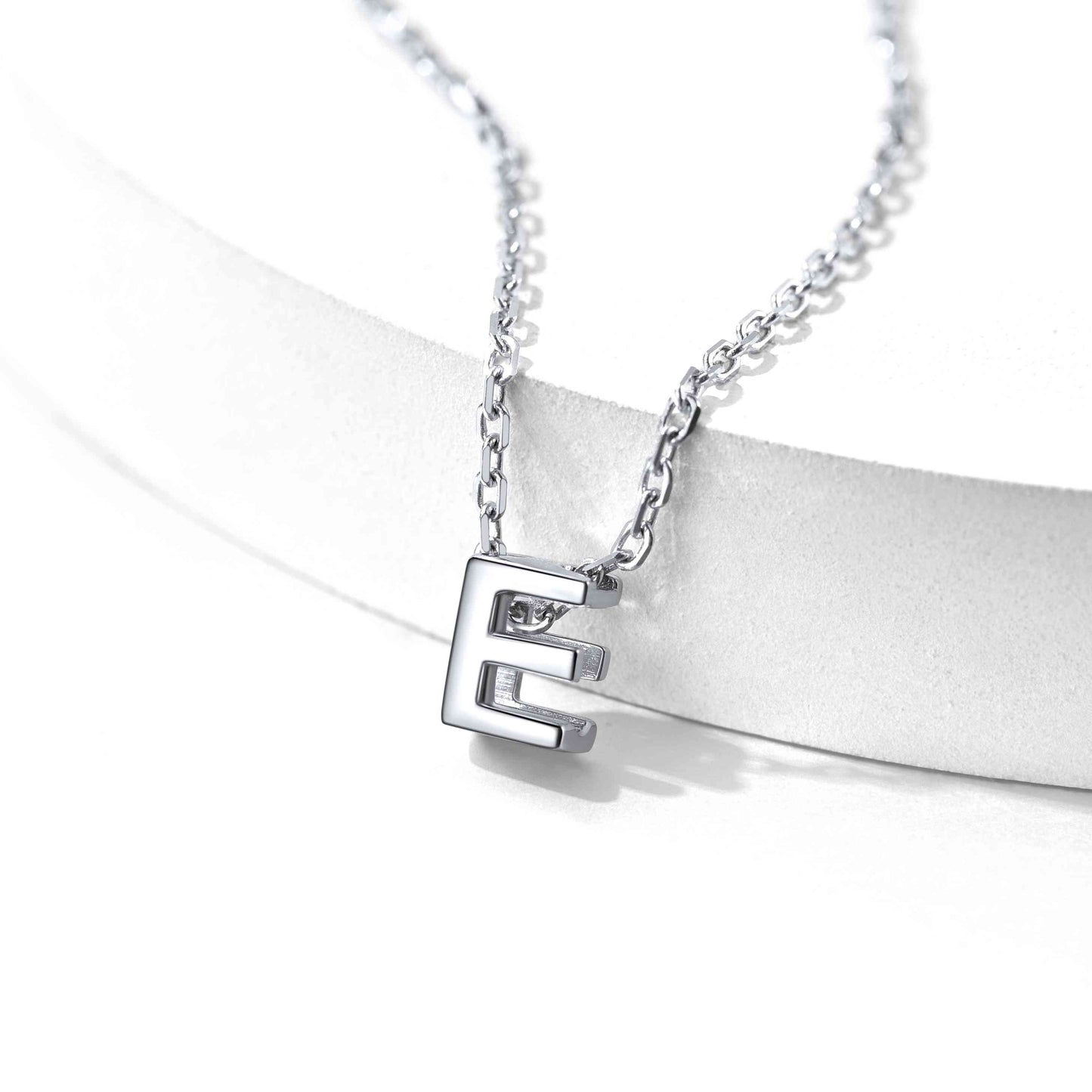 Custom4U 925 Sterling Silver A-Z Initial Necklace For Women