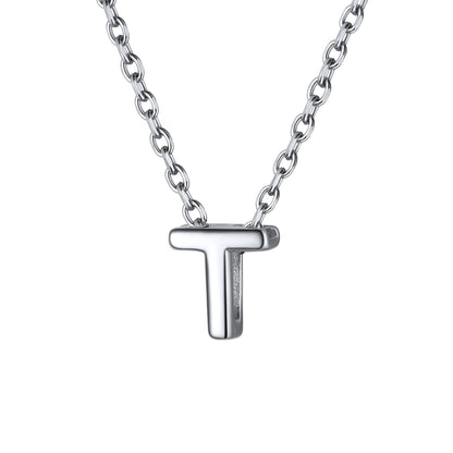 Custom4U 925 Sterling Silver A-Z Initial Necklace For Women