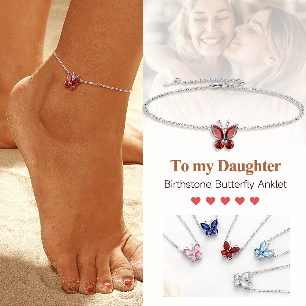 Custom4U Birthstone Anklet