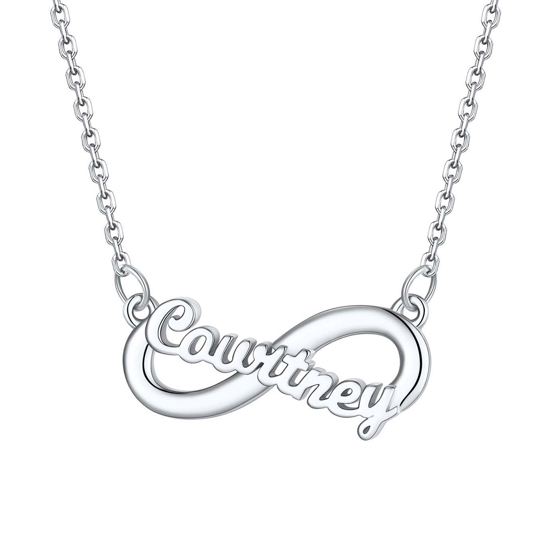 Custom4U Cusotm Name Infinity  Necklace For Women