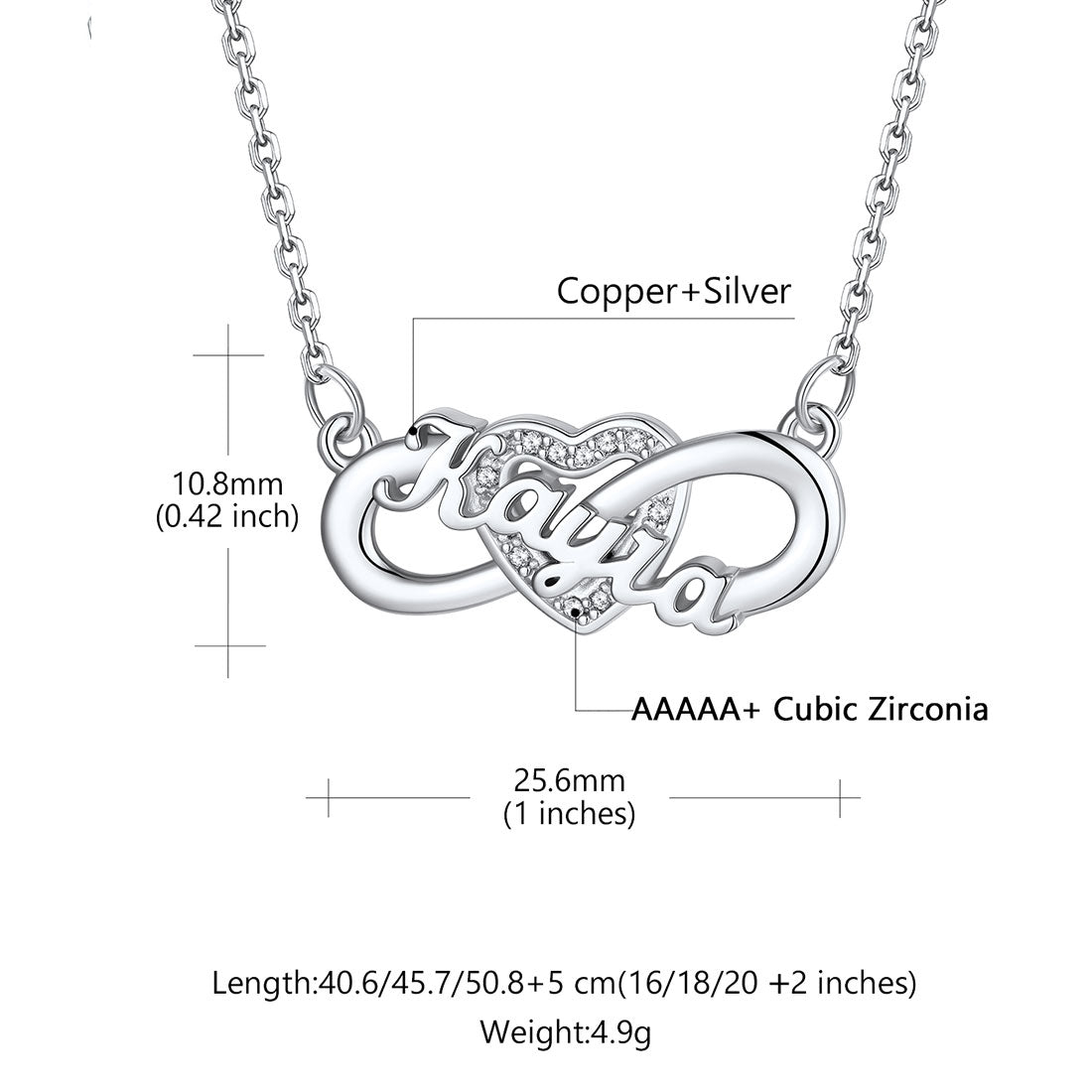 Custom4U Heart Necklace