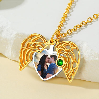 Custom4U Hollow Rose Flower Necklace Gold Plated
