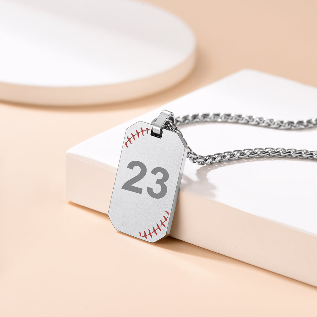 Custom4U Personalized Baseball Pendant 