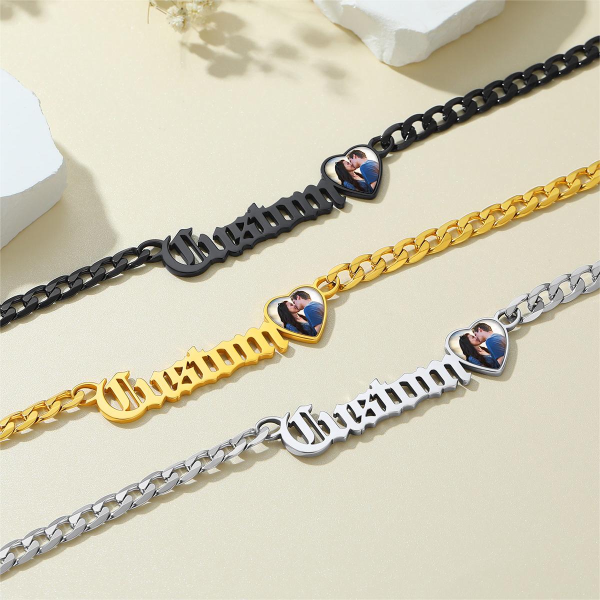 Custom4U Personalized Name Cuban Necklace 3 Colors