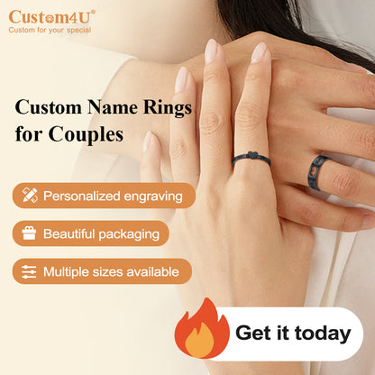 Custom4U Personalized Ring