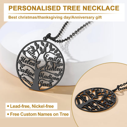 Custom4U Personalized Round Name Necklace Detail