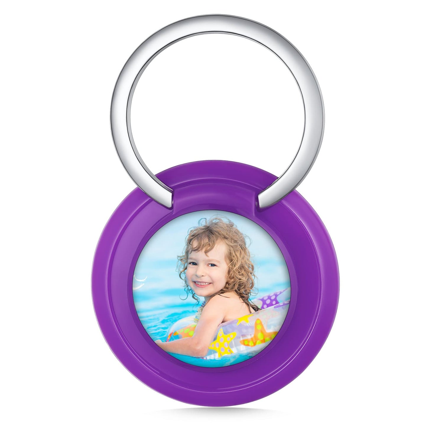   Custom4U  Phone  Ring  Holder  with  Picture  Purple