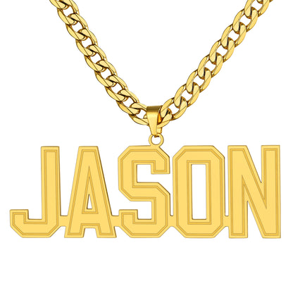 Custom4U-Gold Plated-Personalized 5 Initials Necklace