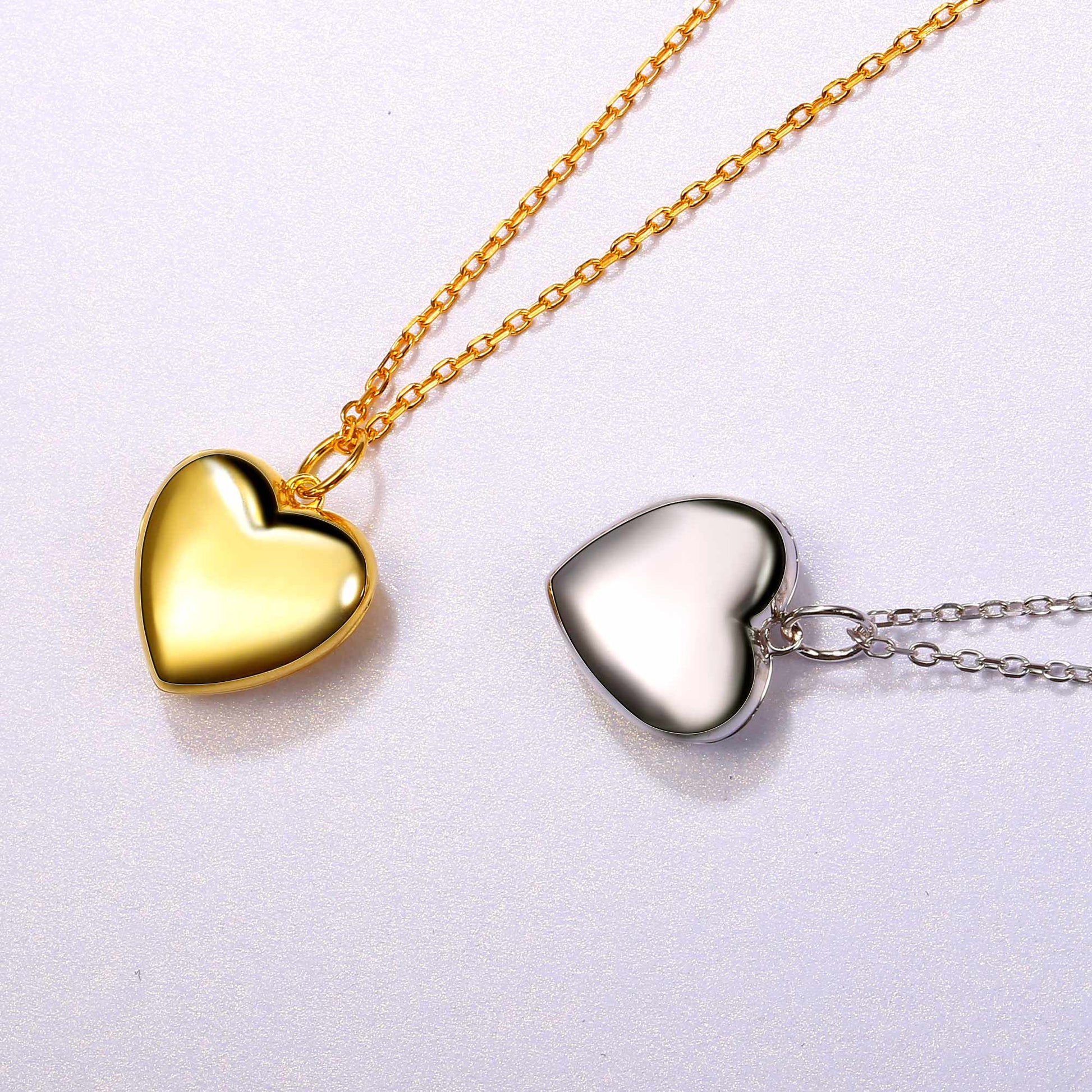 Custom4U Heart Personalized Locket Necklace