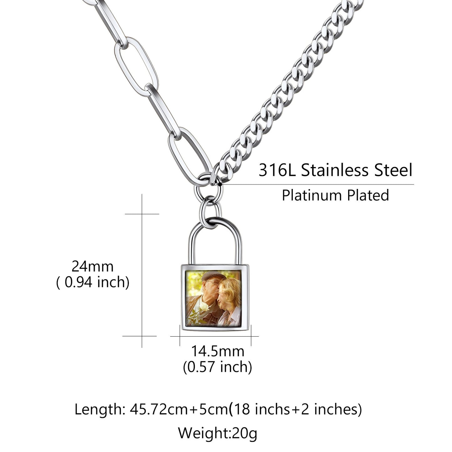 Personalized Photo Necklace