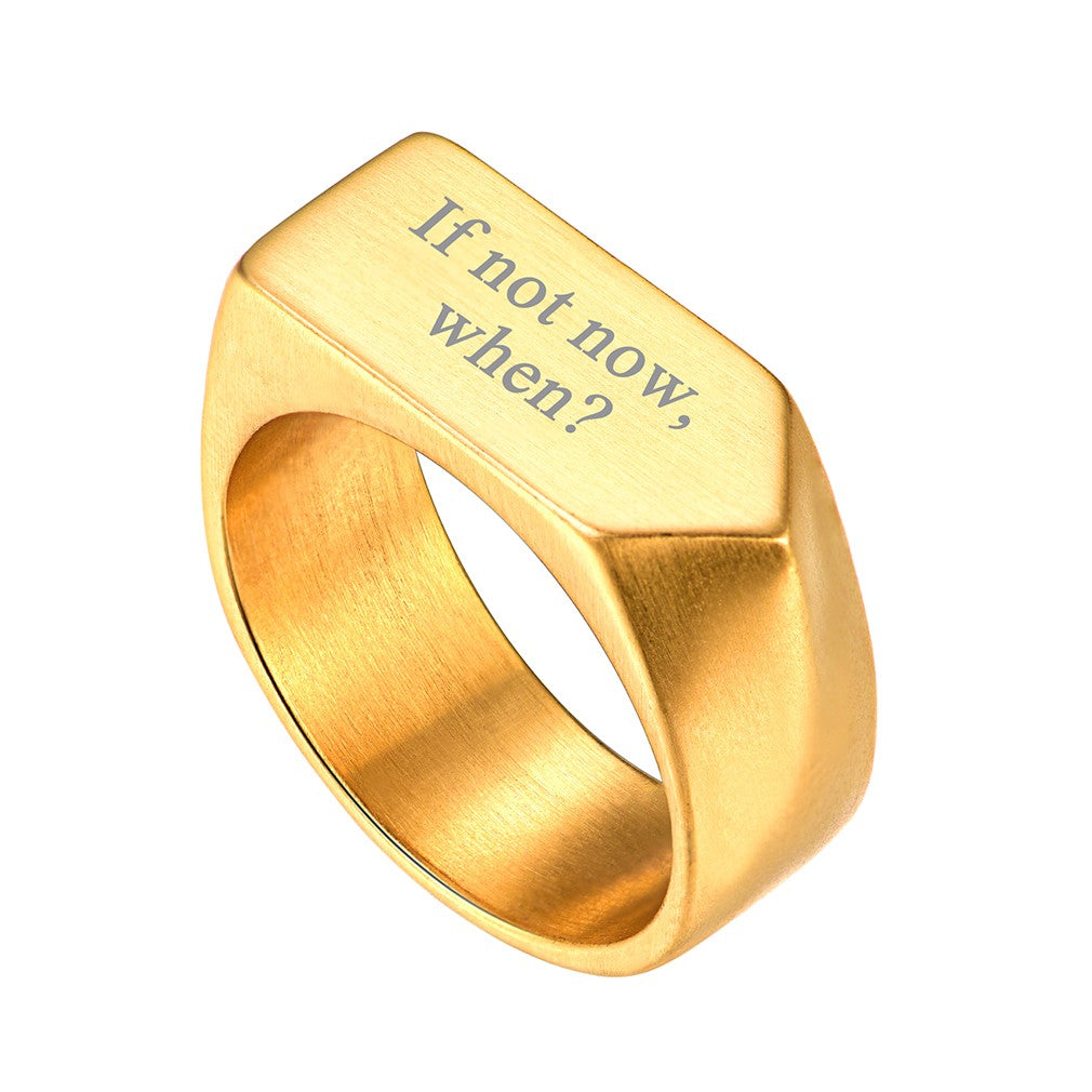 Personalized Ring Gold