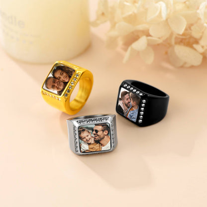 Photo Signet Ring With Picture